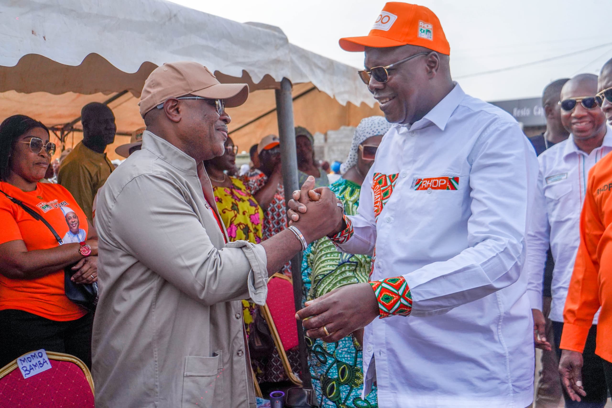 Man ouvre le bal : Momo Bamba et Albert Flindé lancent la campagne RHDP sous le signe de la maîtrise