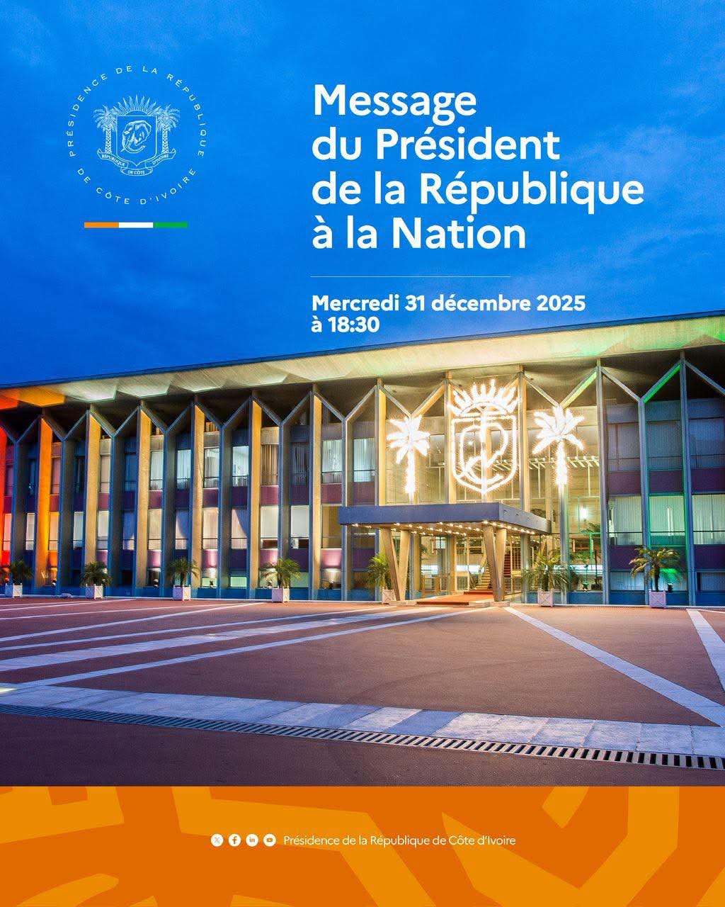 Message du président à la nation 